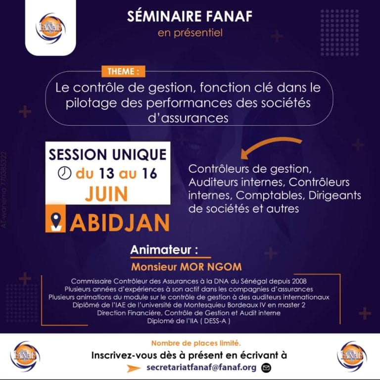 S Minaire De Formation Fanaf Du Au Juin Abidjan Fanaf