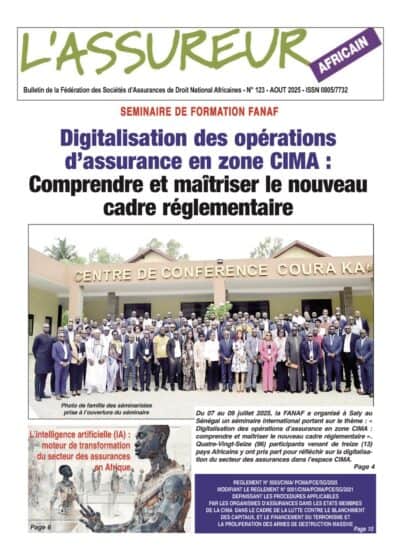 Nouveau numéro de l’Assureur Africain